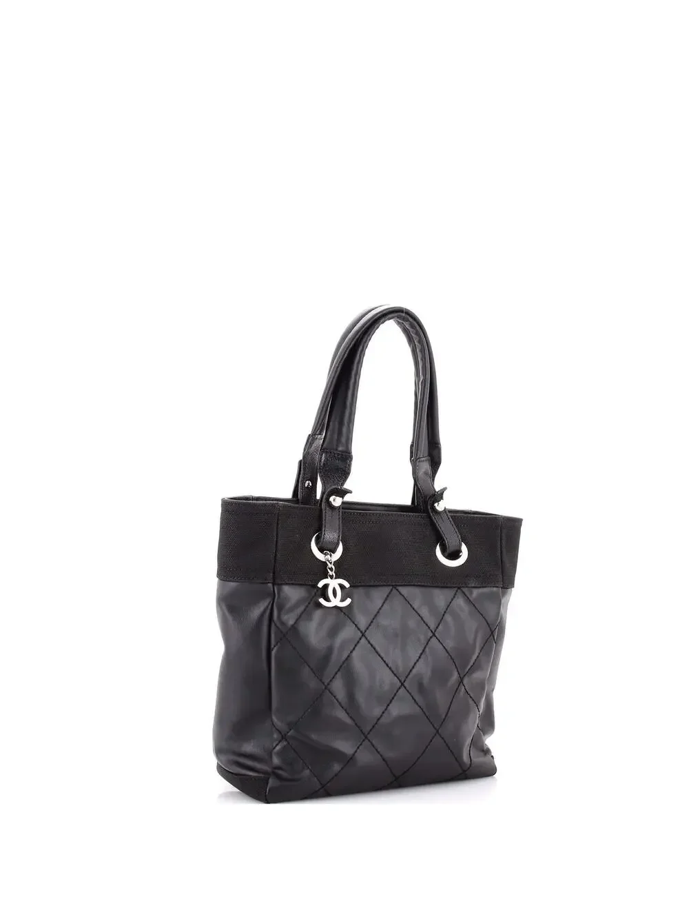 Chanel Biarritz Tote Quilted Coated #340342C98B